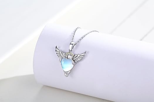Amazon.co.jp: Twoowl 守護天使ネックレス 925スターリング